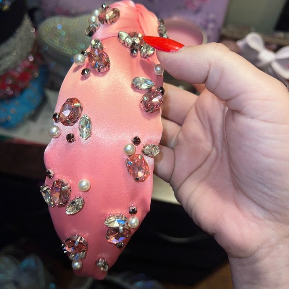 Lele sadoughi rose crystal cluster embellished headband - Picture 4 of 5